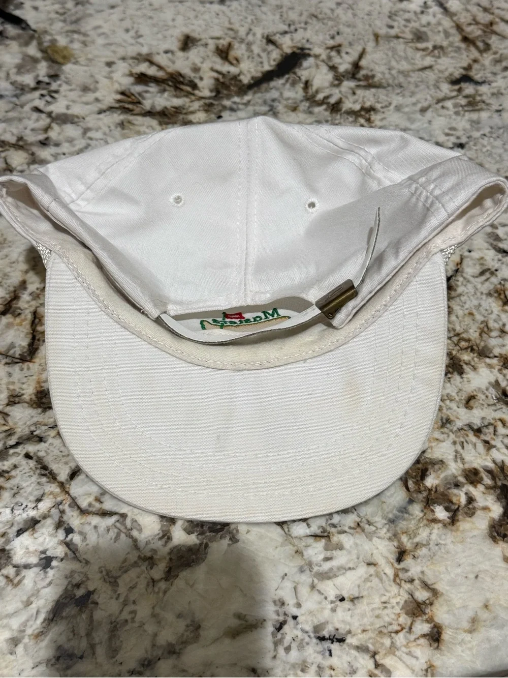 Adjustable White Masters Augusta National Rope Hat
